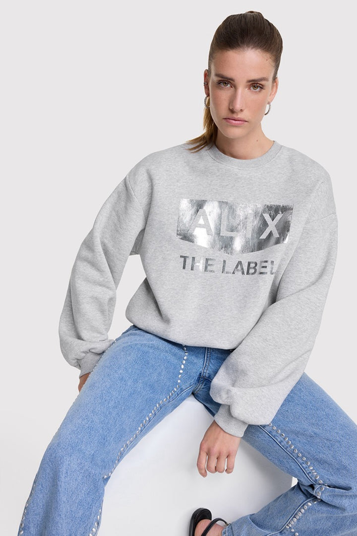 Oil Logo Sweater - Grijs Melee