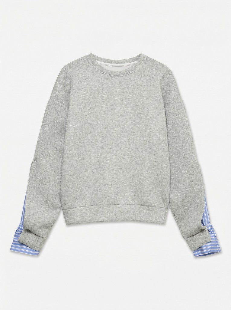 Vmgina Belt Ls Shirt Wvn - Grijs Melee