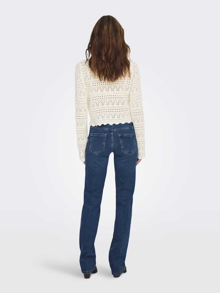 Onlelke Life Ls Pullover Knt Noos - Off-white