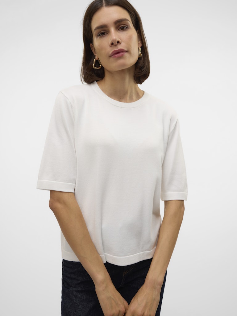 Vmsilje 2/4 O-nck Oversize Pull Ga Noos - Off-white