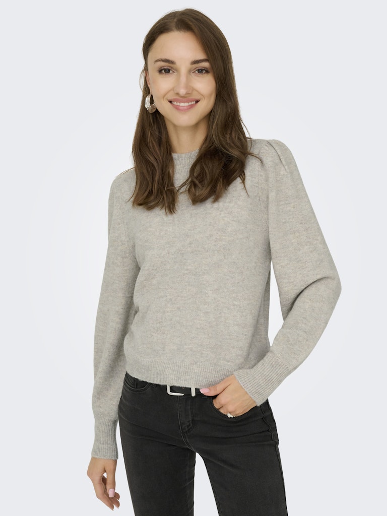 Jdyrue Life L/s Pullover Knt Noos - Zand