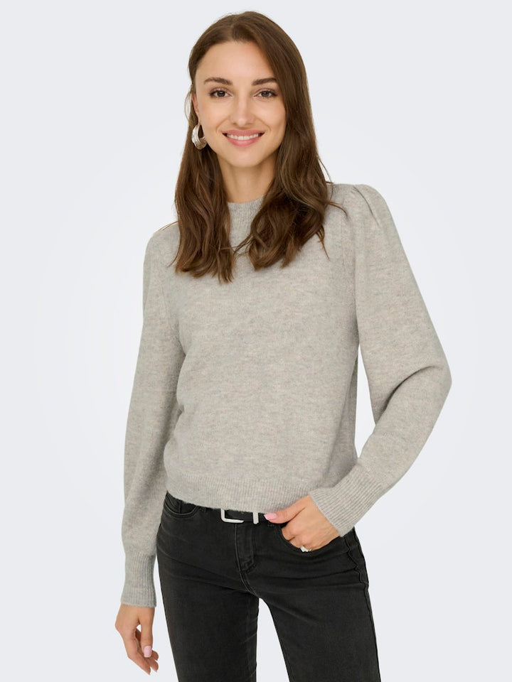 Jdyrue Life L/s Pullover Knt Noos - Zand
