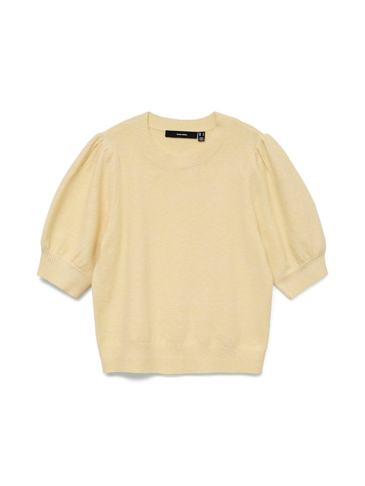 Vmdoffy 2/4 O-neck Pullover Ga Noos - Geel