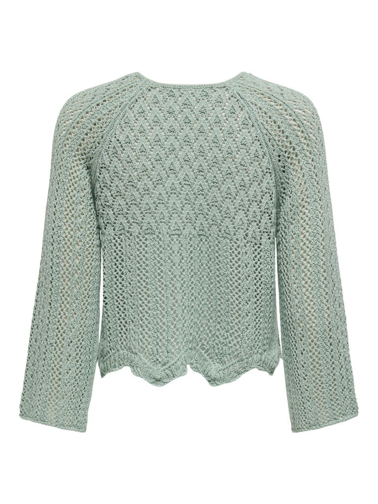 Onlnola Life  3/4 Pullover Knt Noos - Esmerald