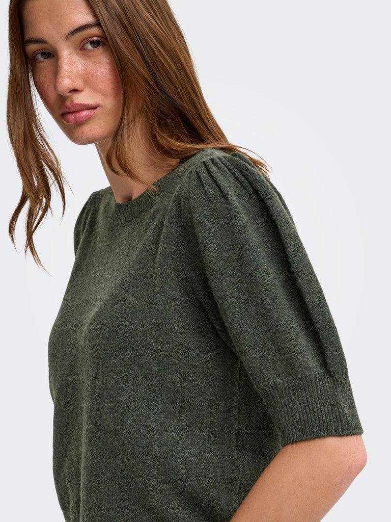 Onlrica Life 2/4 Pullover Knt Noos - Donkergroen