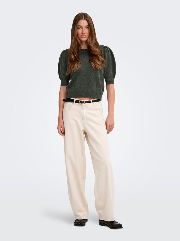 Onlrica Life 2/4 Pullover Knt Noos - Donkergroen