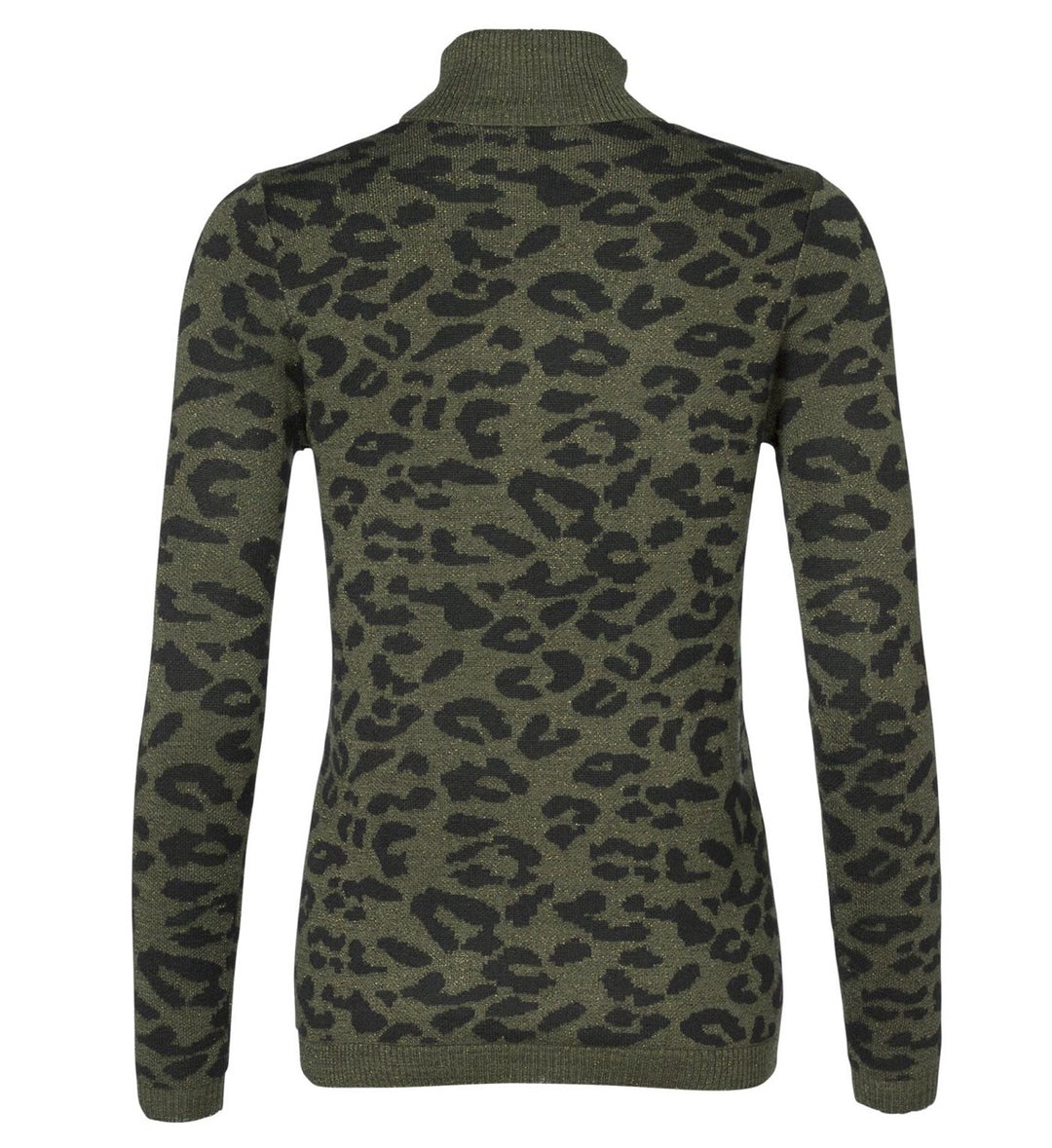 Vmvalentina Ls Cowneck Pullover - Groen Dessin