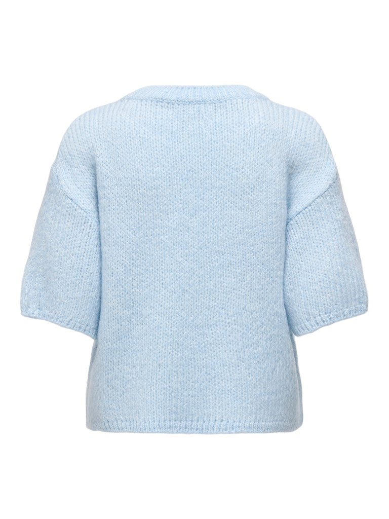Jdylinea S/s Pullover O-neck Knt Noos - Lichtblauw