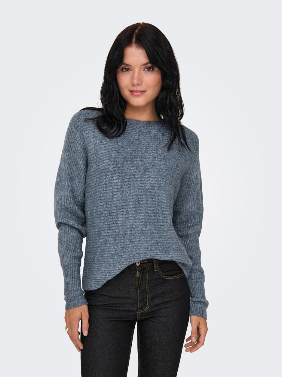 Onldaniella L/s Pullover Knt Noos - Rafblauw