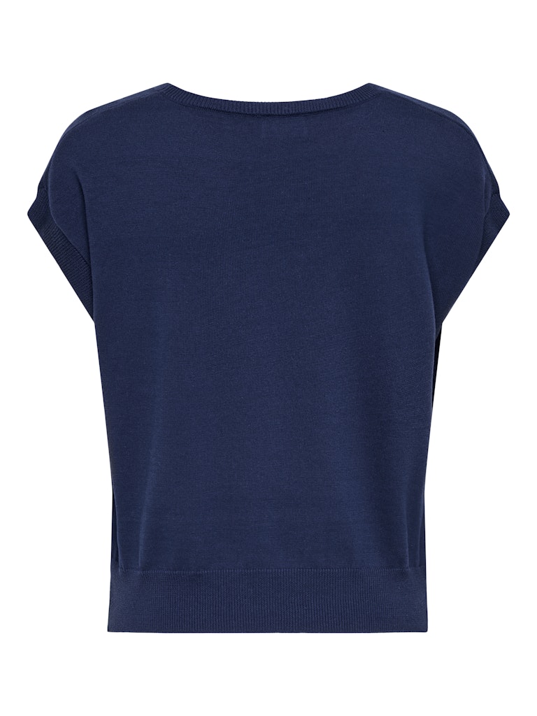 Jdytherese S/l Pullover Knt - Navy
