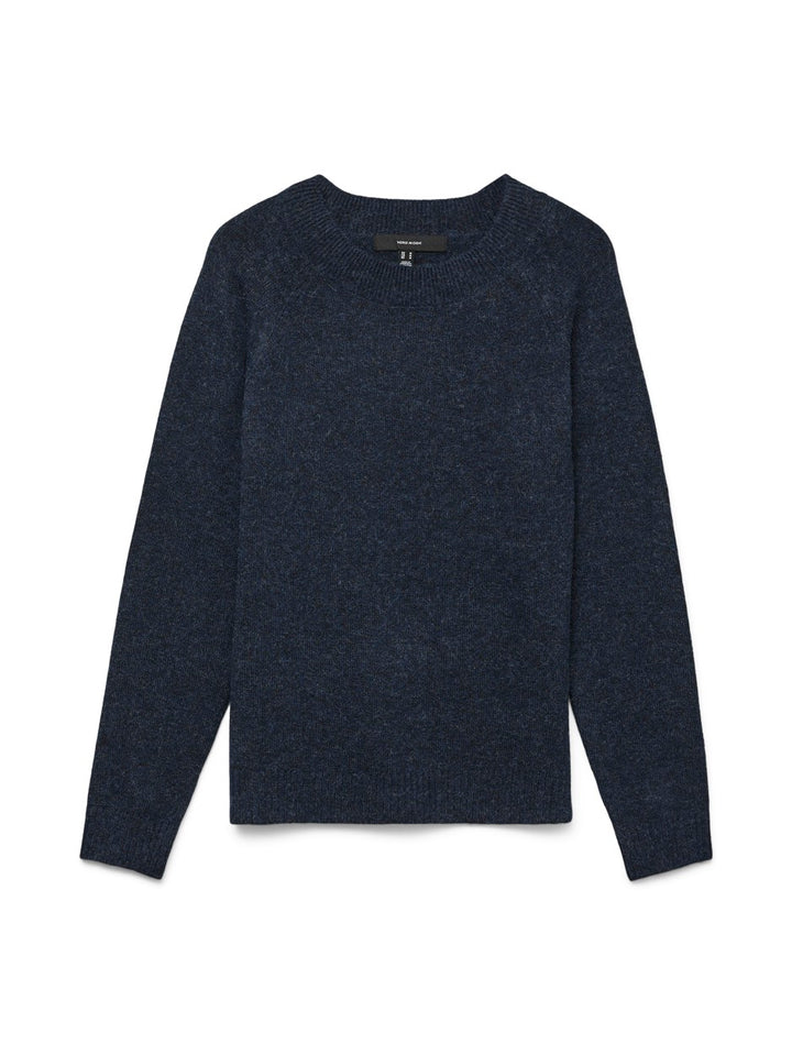 Vmdoffy Ls O-neck Blouse Ga Noos - Navy