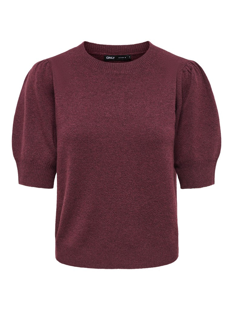 Onlrica Life 2/4 Pullover Knt Noos - Bordeaux