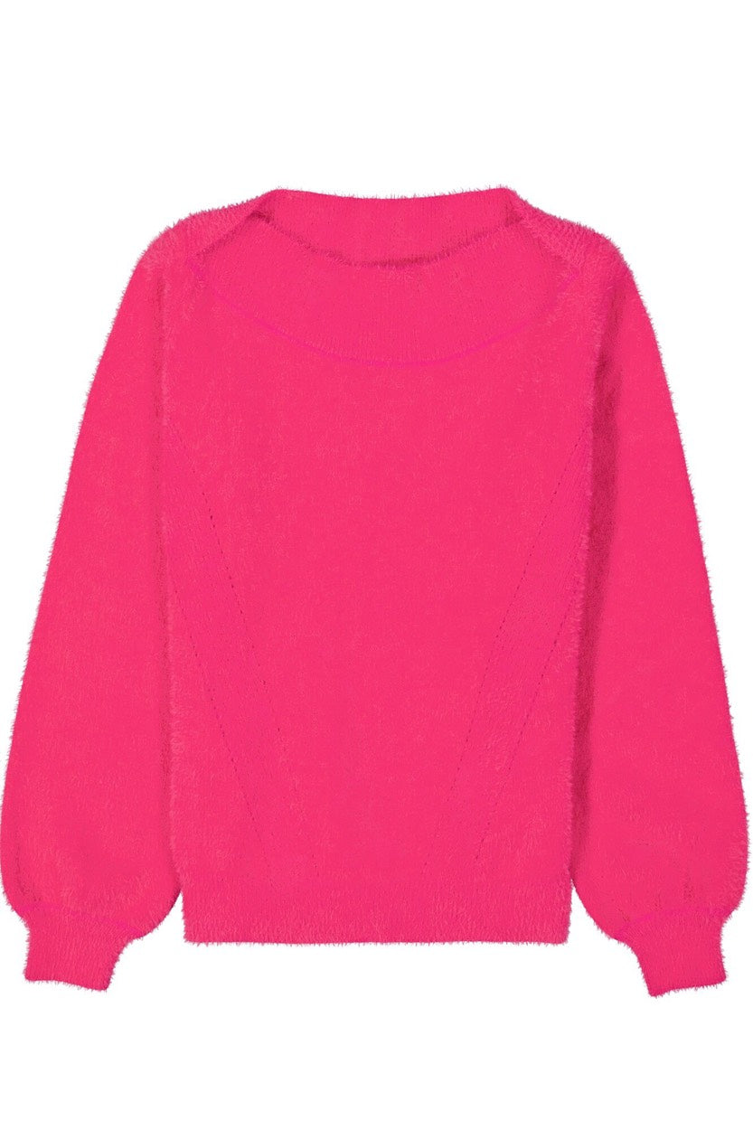 Ladies Pullover - Fuchsia