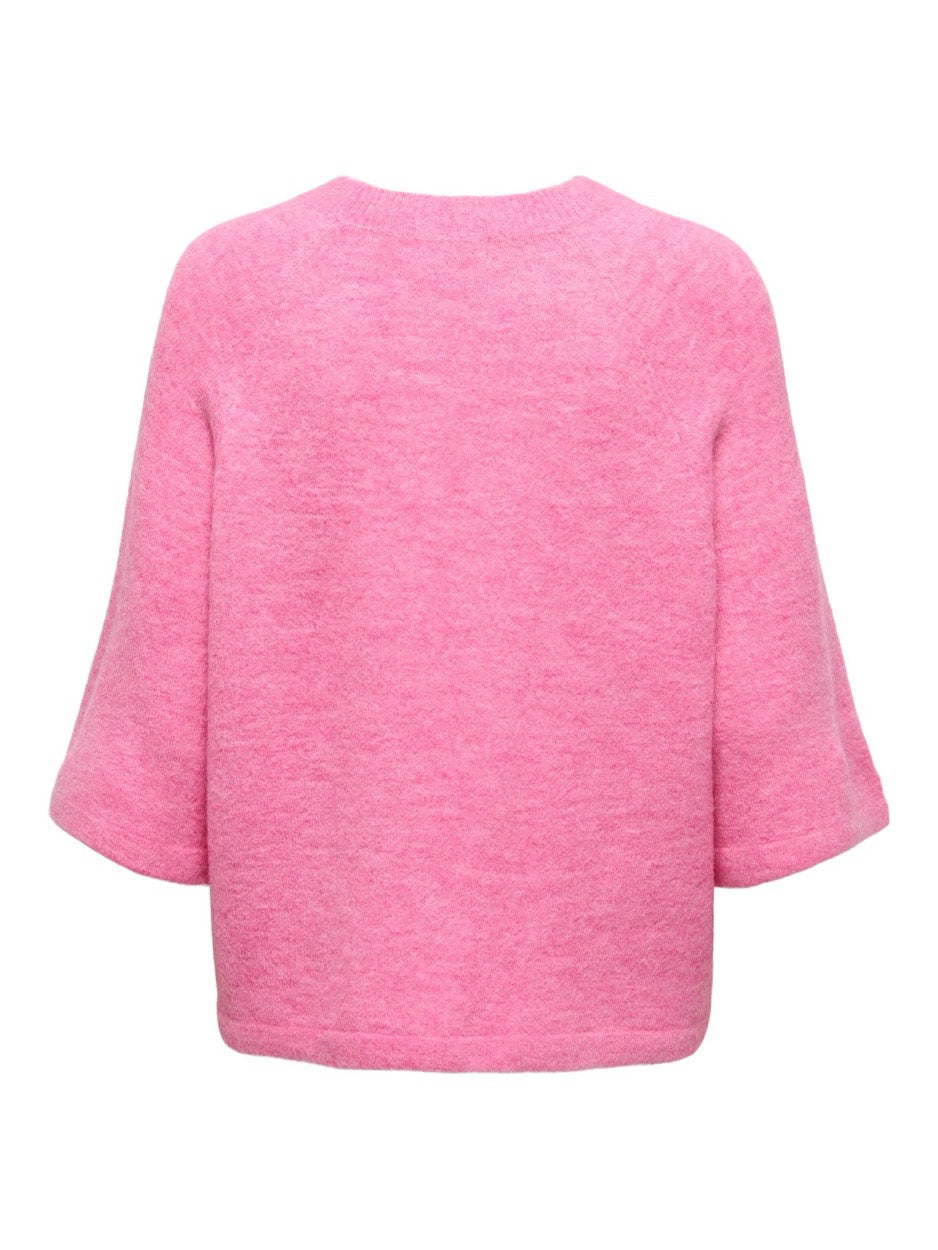 Jdyelanora 3/4 Pullover Knit - Roze