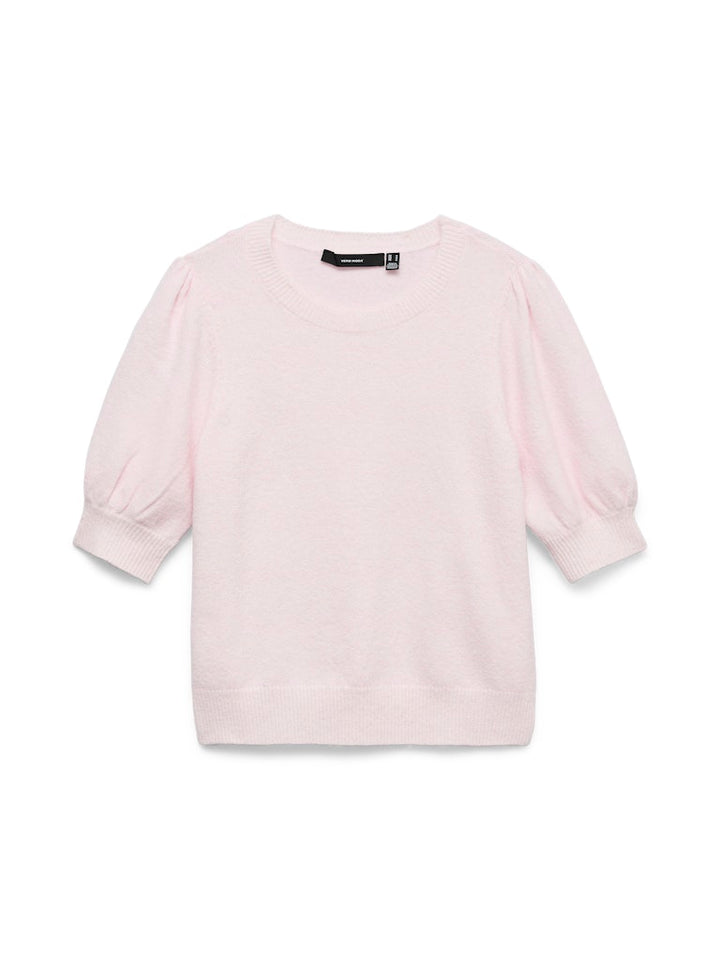 Vmdoffy 2/4 O-neck Pullover Ga Noos - Licht Roze
