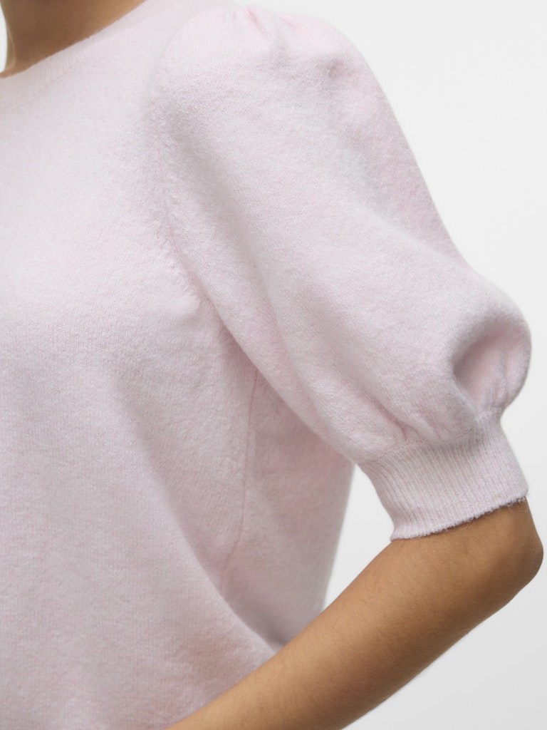 Vmdoffy 2/4 O-neck Pullover Ga Noos - Licht Roze