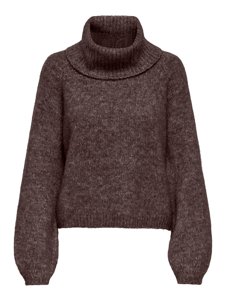 Onlgila Life Ls Rollneck Bf Knt - Bruin