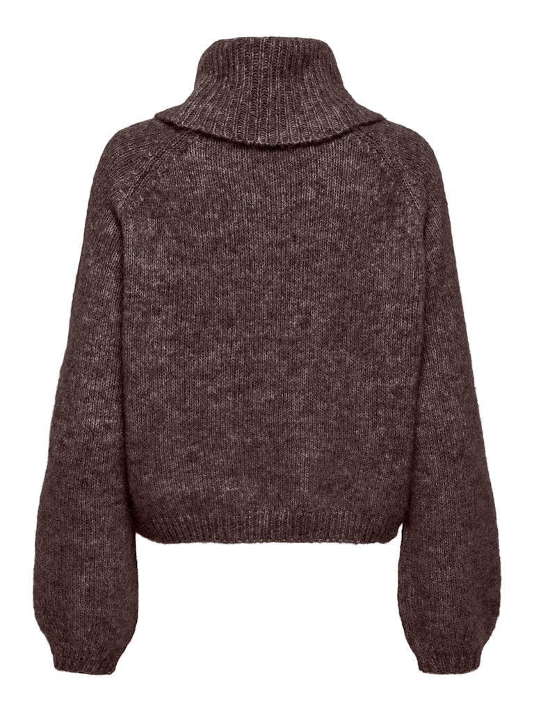 Onlgila Life Ls Rollneck Bf Knt - Bruin