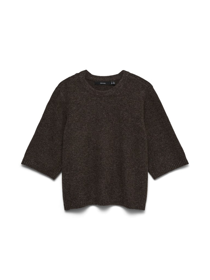 Vmboom 2/4 O-nk Oversize Pullove Ga Noos - Bruin Melee