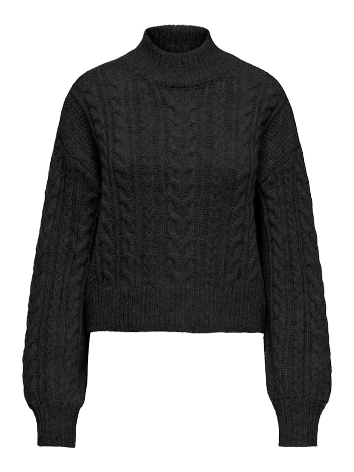 Onlida Life Ls High Neck Knt - Zwart