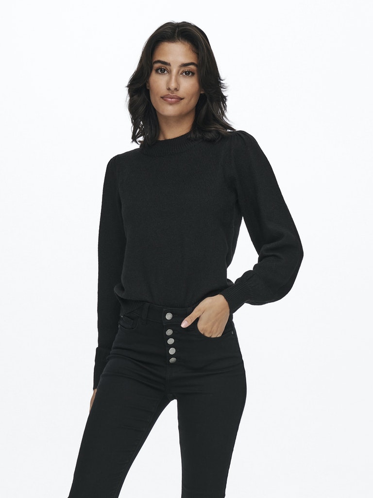 Jdyrue Life L/s Pullover Knt Noos - Zwart