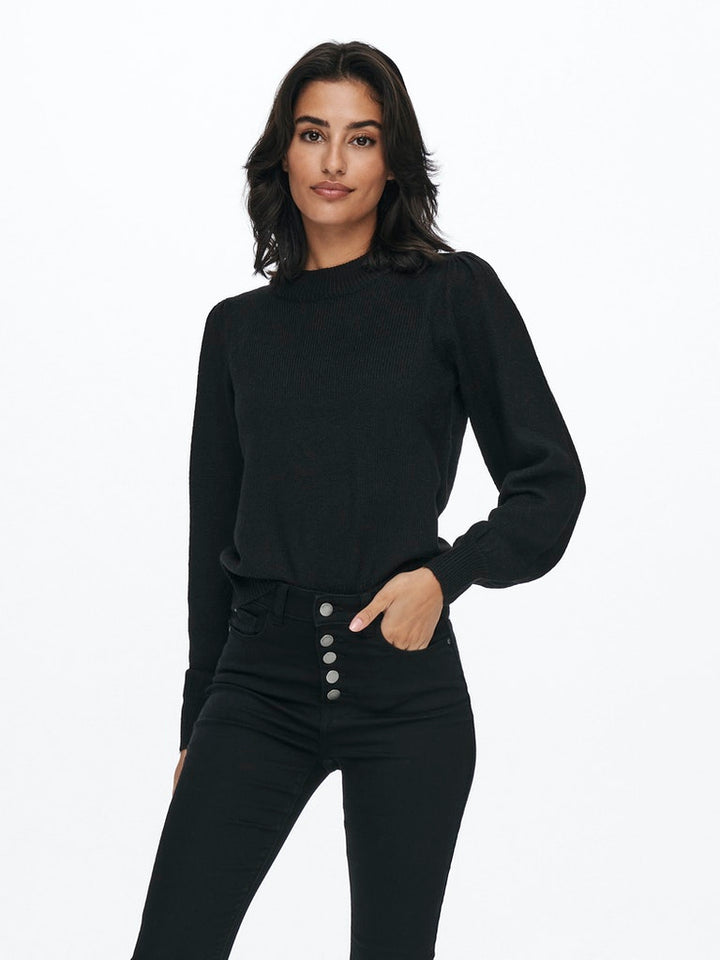 Jdyrue Life L/s Pullover Knt Noos - Zwart
