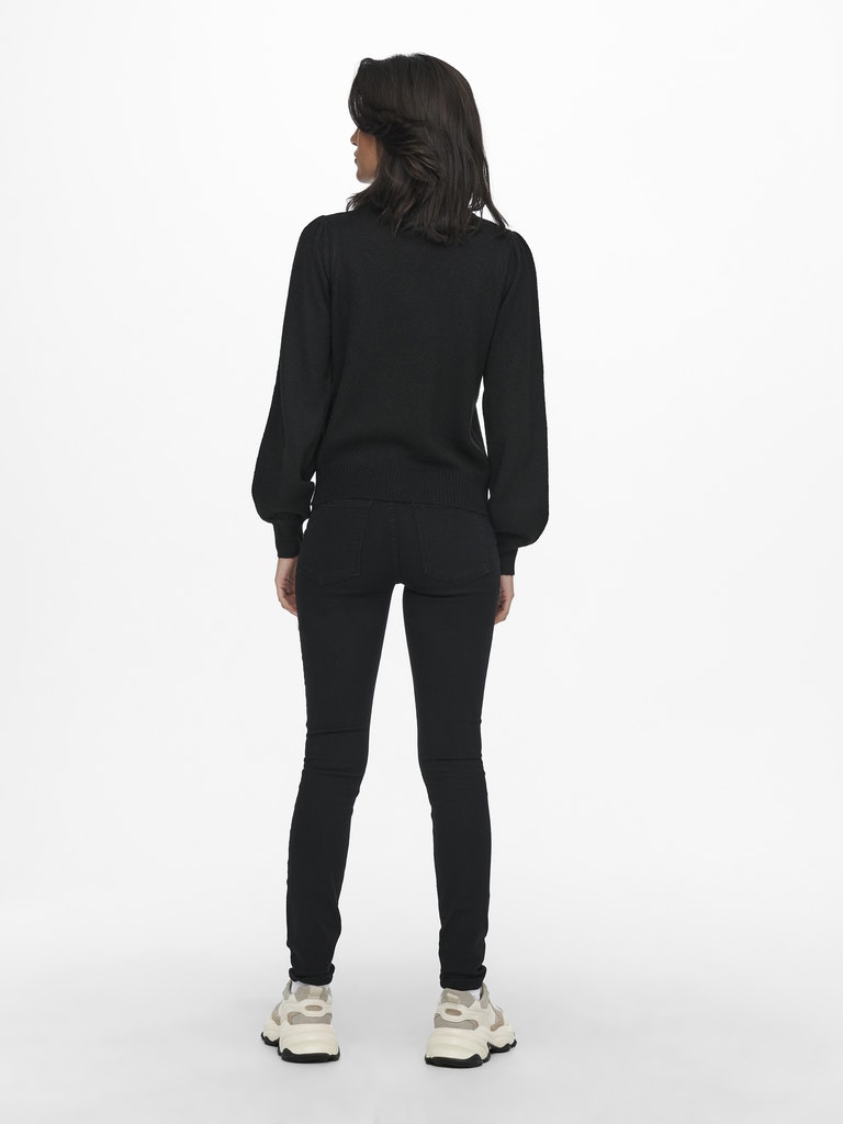 Jdyrue Life L/s Pullover Knt Noos - Zwart