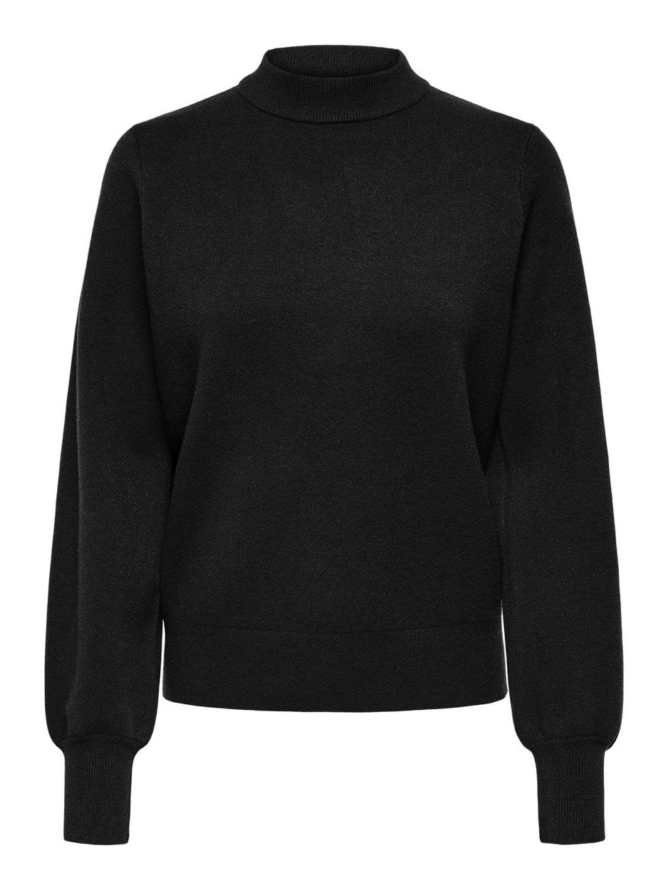 Jdymila Life L/s Hn Pullover Knt - Zwart