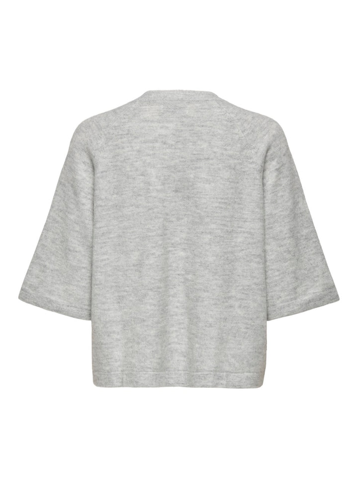 Onlsimoni 3/4 Pullover Knt Noos - Lichtgrijs