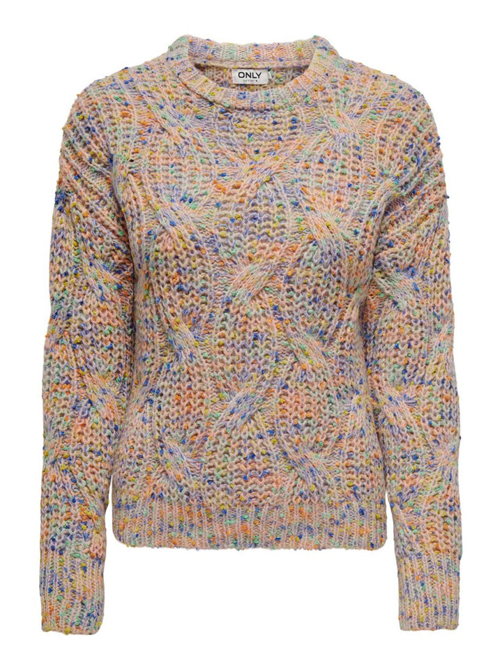 Onlluca Ls O-neck Knt - Multicolor