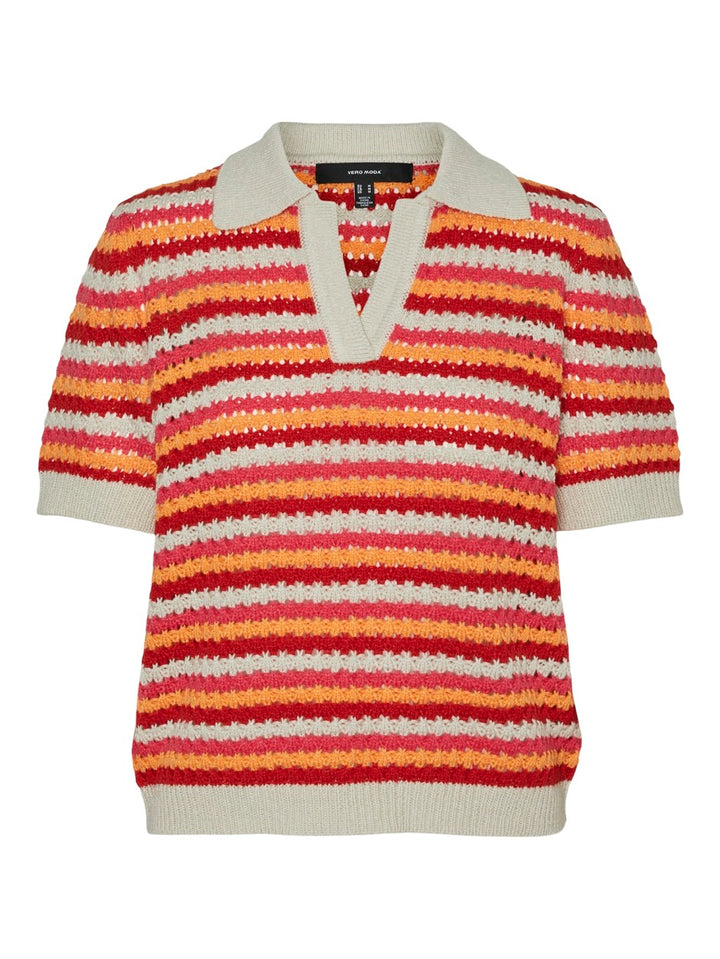 Vmmenorca 2/4 Polo Pullover Ga Lcs - Multicolor