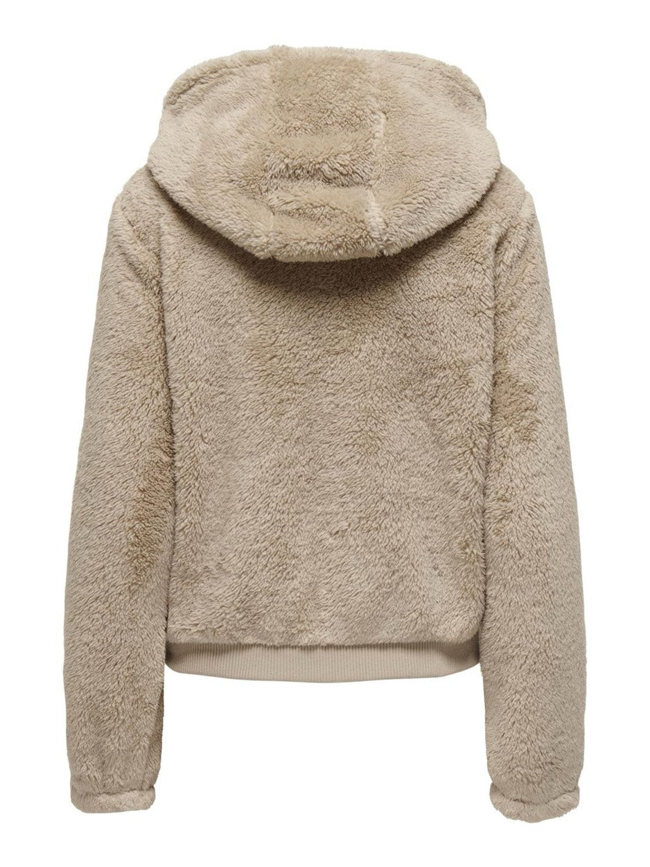 Onlnewanna Contact Sherpa Jkt Otw N - Beige