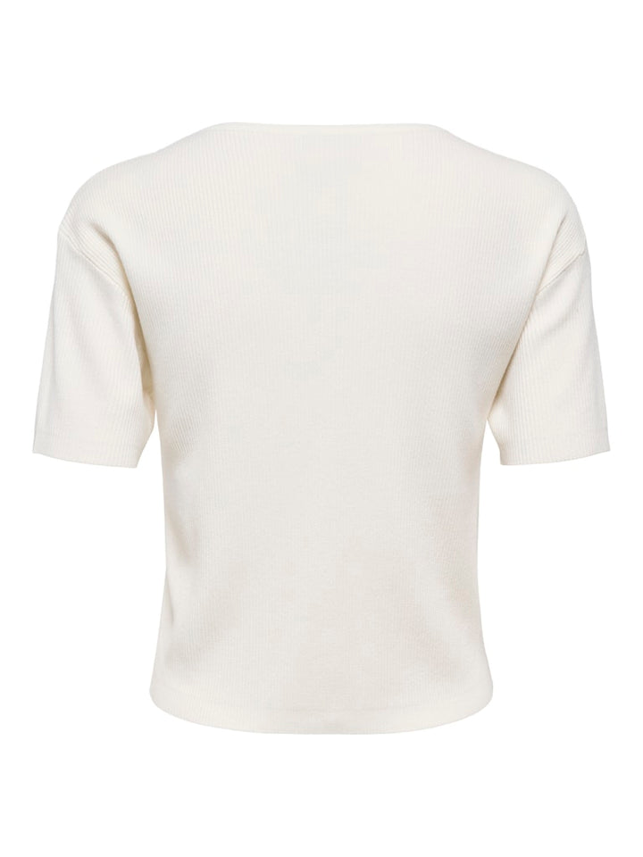 Jdygaby 2/4 O-neck Pearl Cardigan Knt - Off-white