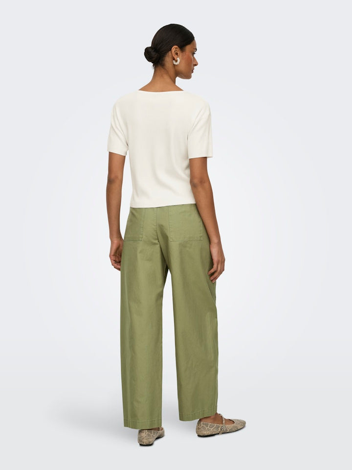 Jdygaby 2/4 O-neck Pearl Cardigan Knt - Off-white