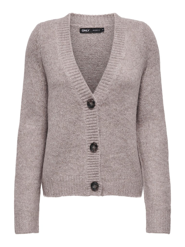 Onlzoey L/s Regular Cardigan Knt No - Zand