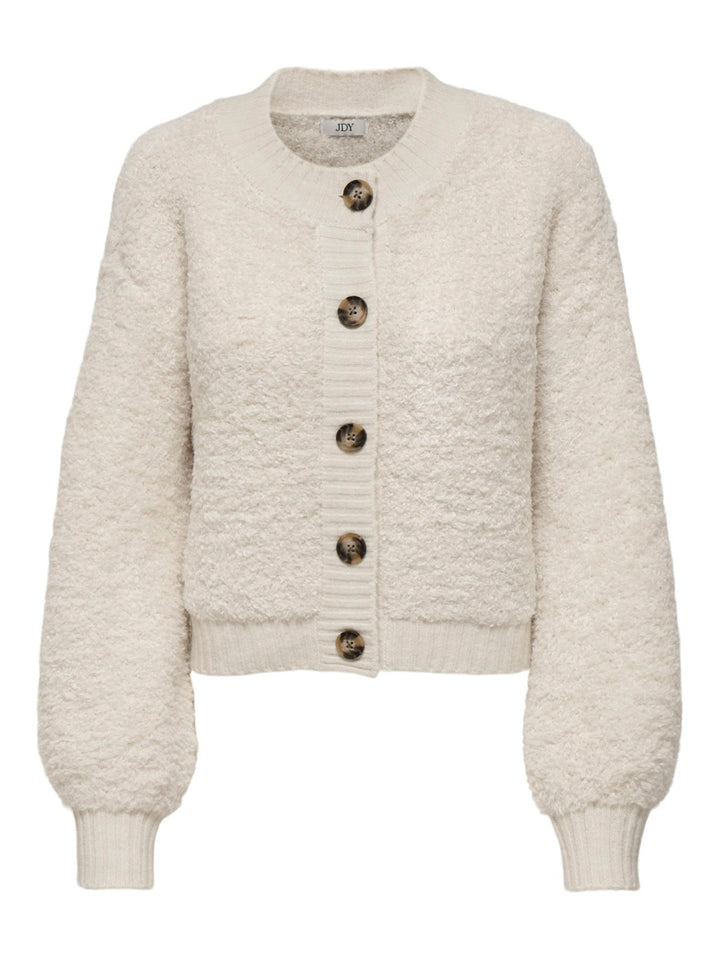 Jdyeira Life L/s O-neck Cardigan Kn - Beige