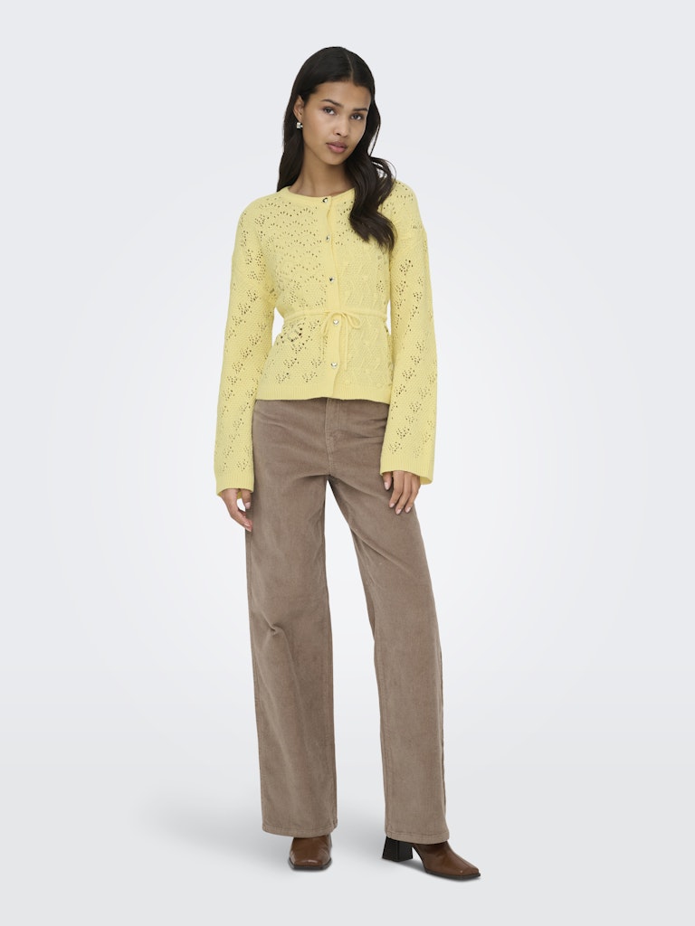 Onlelke Life Ls Cardigan Cc Knt - Geel