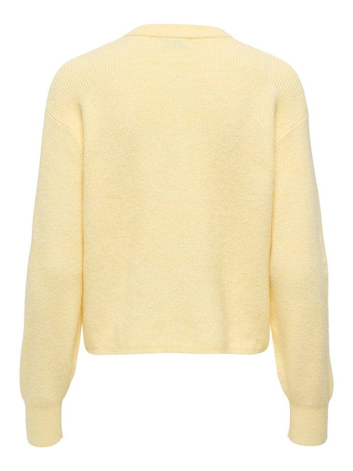 Jdylumi Life L/s Button Cardigan Knt Noos - Geel