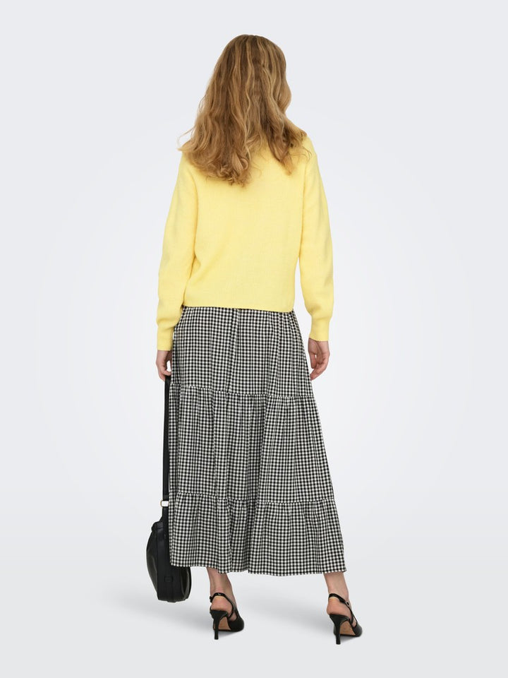 Jdylumi Life L/s Button Cardigan Knt Noos - Geel
