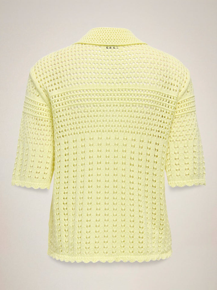 Jdyrobin 2/4 Collar Cardigan Knt Noos - Geel