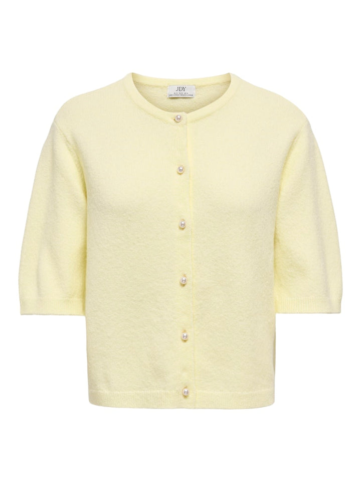 Jdyrue Life 2/4 Pearl Cardigan - Licht Geel