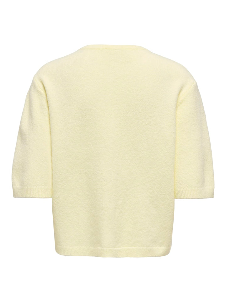 Jdyrue Life 2/4 Pearl Cardigan - Licht Geel