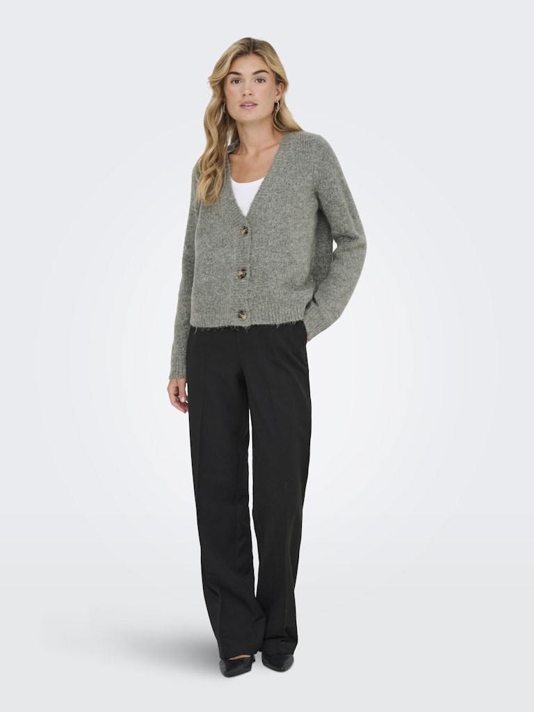 Onlzoey L/s Regular Cardigan Knt Noos - Groen Melee