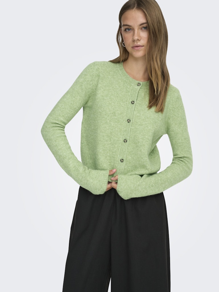 Jdychloe Life L/s Cardigan Knt Noos - Groen Melee