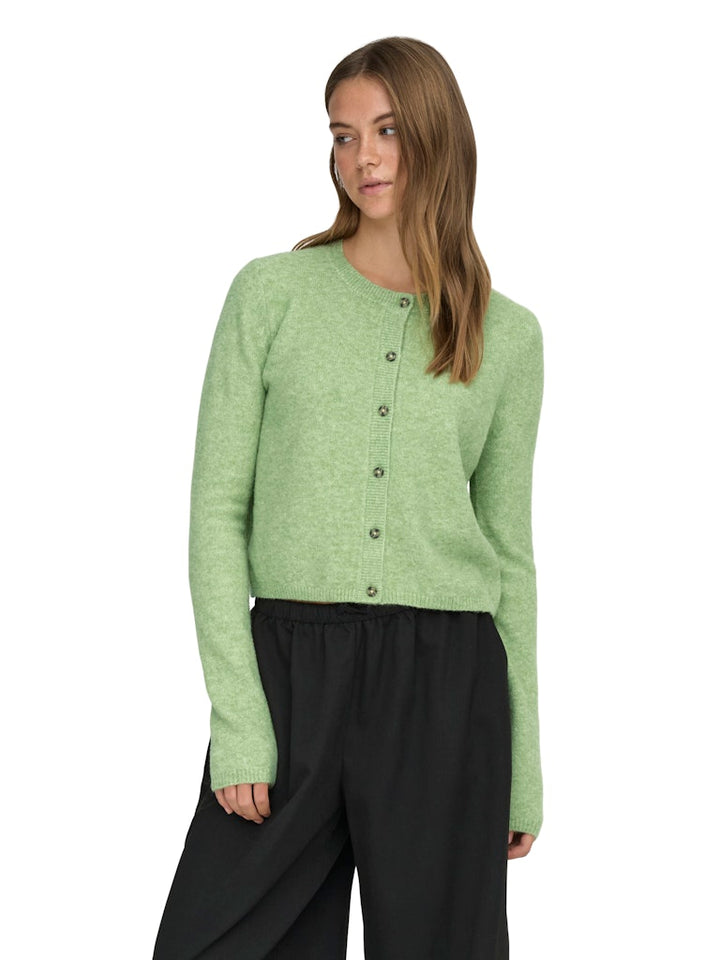 Jdychloe Life L/s Cardigan Knt Noos - Groen Melee