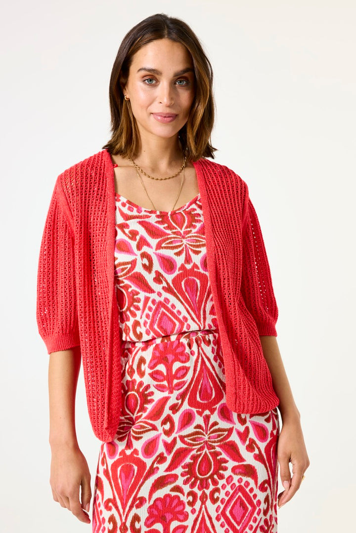 Garcia - Gebreide vesten - 4249.40.0001 - Rood