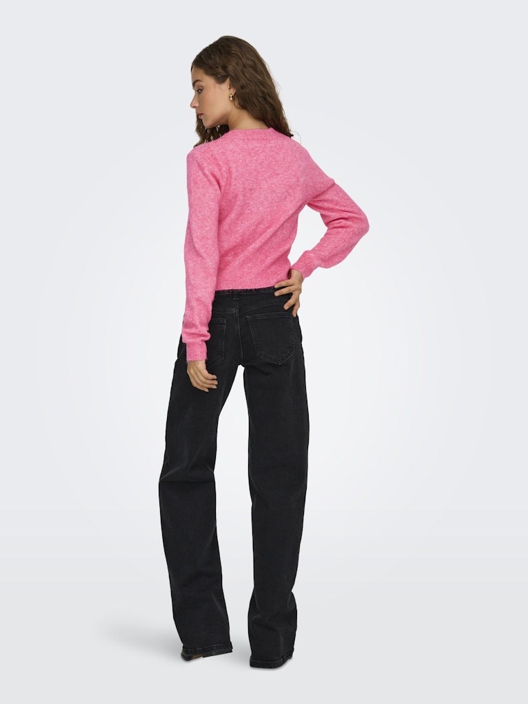 Onlhavanna Ls Button Cardigan Knt - Roze