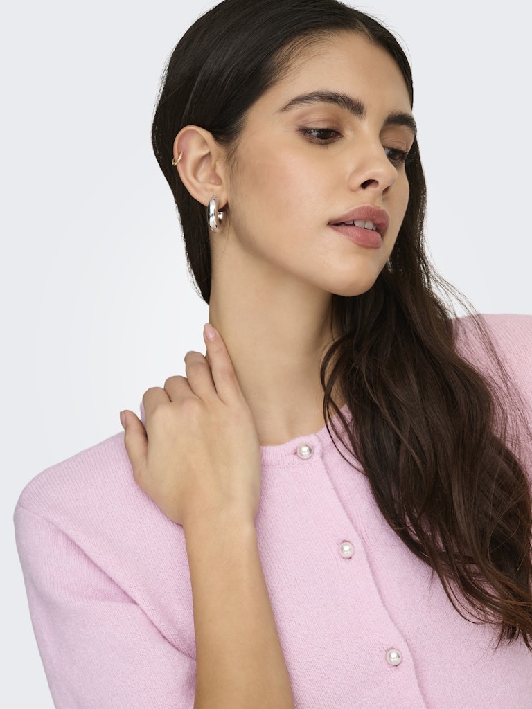 Jdyrue Life 2/4 Pearl Cardigan - Licht Roze