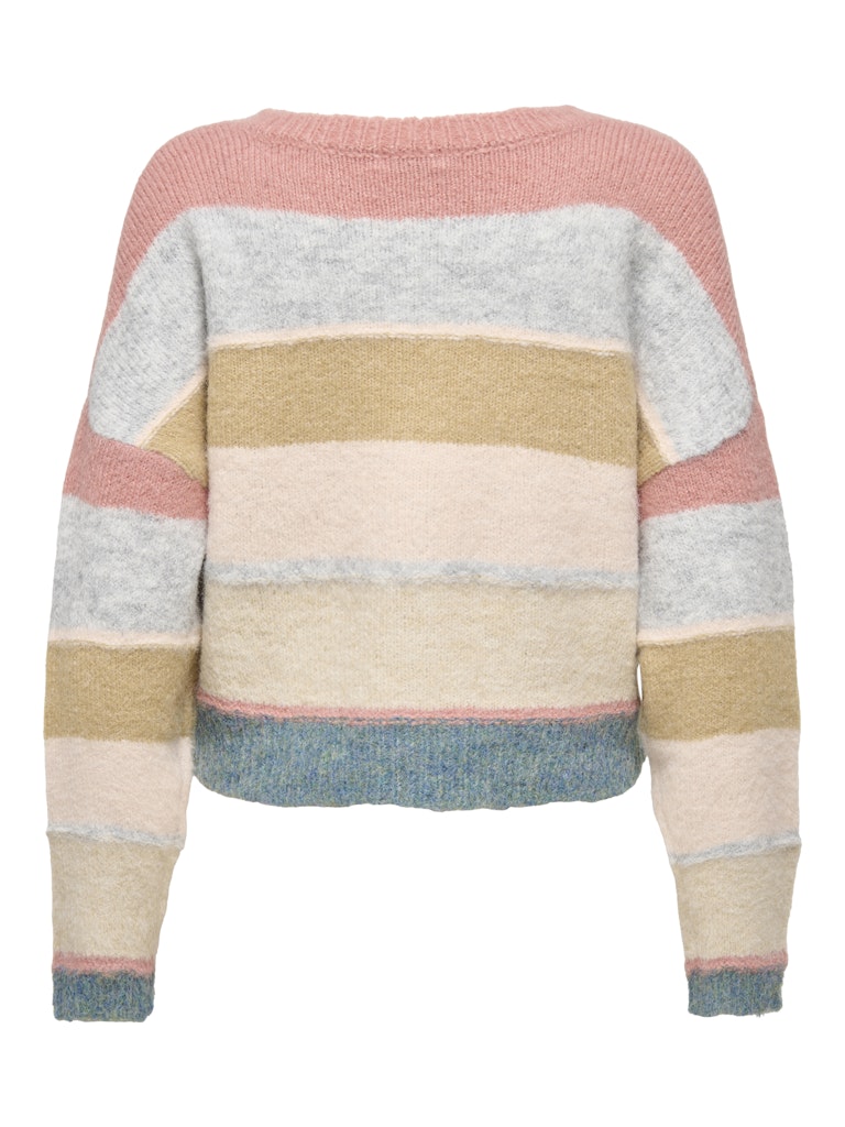 Jdycassidy Life L/s O-neck Cardigan Knt - Roze Dessin