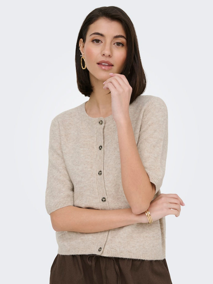 Jdychloe Life 2/4 Cardigan Knt - Licht Bruin